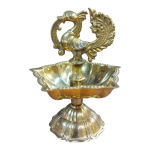 Peacock oil lamp