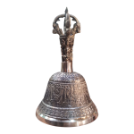 Tibetan/Buddhist Ritual Bell (Ghanta) with a Vajra (Dorje) Handle.